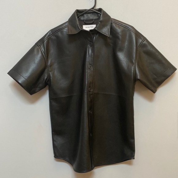 ❗️SOLD❗️Babaton Short Sleeve Frances Blouse Size XS - Picture 3 of 7